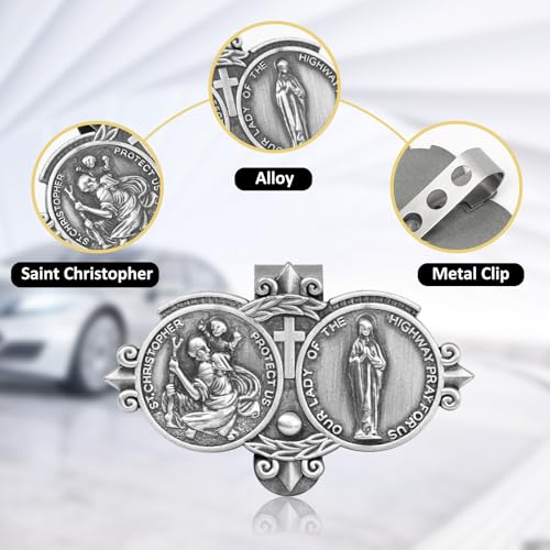 St. Christopher Visor Clip