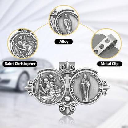 St. Christopher Visor Clip