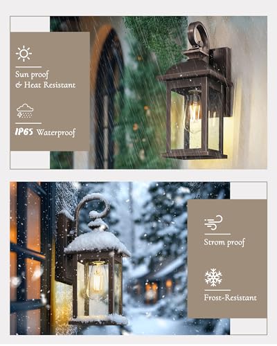 Outdoor Wall Lantern Oil Rubbed Bronze