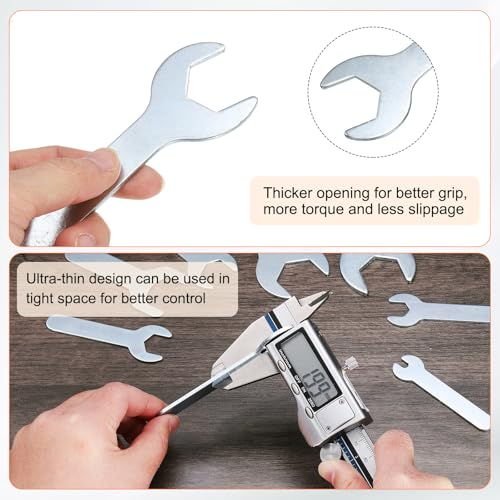 10pcs Small Wrench 24x120x2.3mm Metric U (10 Count)