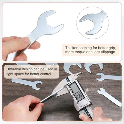 10pcs Small Wrench 24x120x2.3mm Metric U (10 Count)
