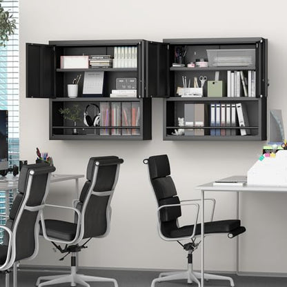 Garage Storage Cabinet with Locking Doors and Adjustable Shelves
