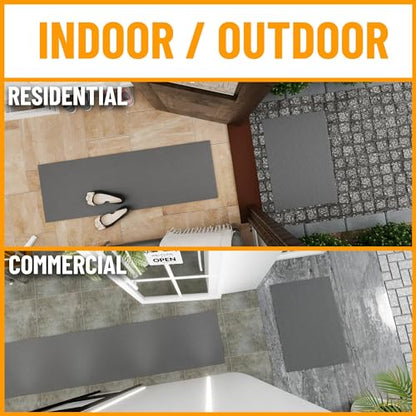 3'11" x 24' Hallway Runner with Scraper Pile