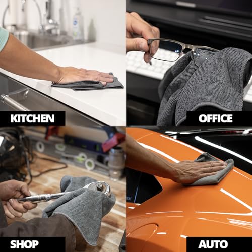 Microfiber Towels for Cars (12 Count)