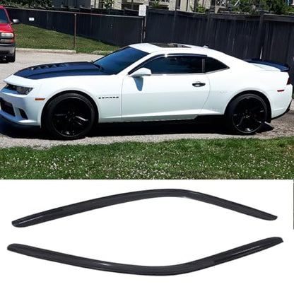 Window Visors Dark Smoke Rain Guards for 2010 (2 Count)