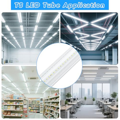 10 PCS 8FT LED Shop Lights Garage Light (10 Count)