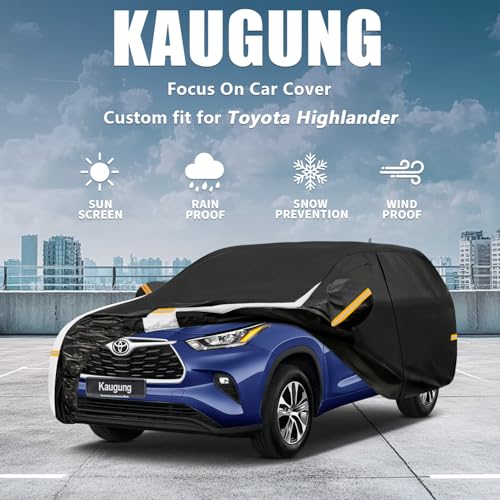 10 Layers Car Cover Custom Fit for Toyota Highlander 2001