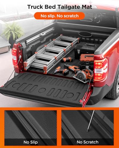 Floor Mats Truck Bed Tailgate Mat for Ford Maverick Hybrid 2022