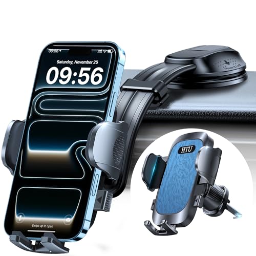 Upgraded Strongest Suction No Block View Bendable Arm Car Phone Holder