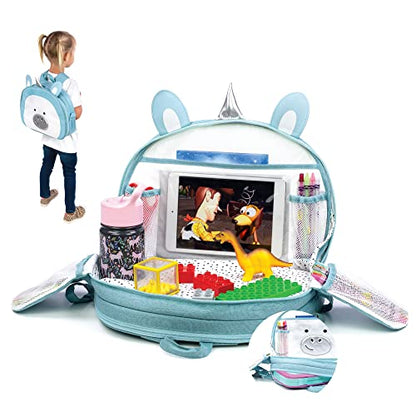 Unicorn Toddler Car Seat Tray & Backpack