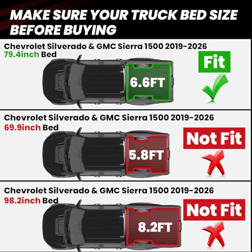 Truck Bed Mat for Chevrolet Silverado