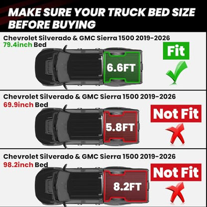 Truck Bed Mat for Chevrolet Silverado