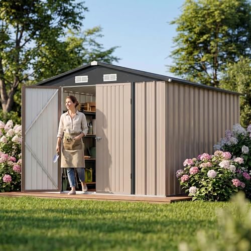 8x12 FT Outdoor Storage Shed