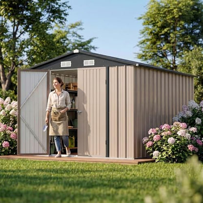 8x12 FT Outdoor Storage Shed