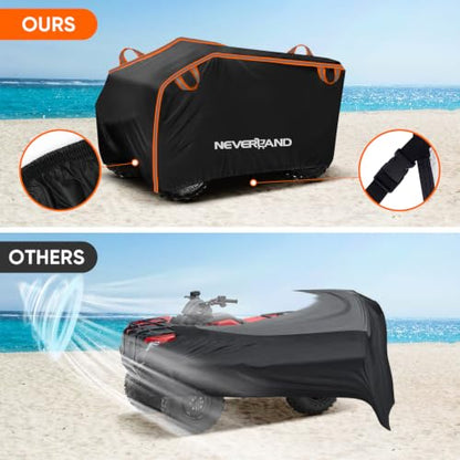 ATV Cover 420D Heavy Duty Waterproof 4 Wheeler Cover for Honda