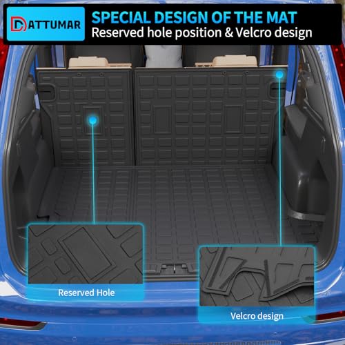 Trunk Mat with Backrest Mat for 2024