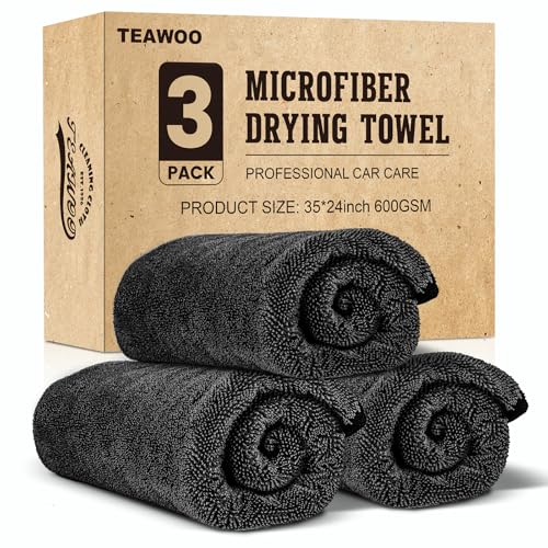 3 Pack Bulk Microfiber Towels for Cars (3 Count)