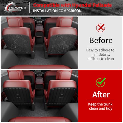 2nd Row Kick Mats for 2026 Hyundai Palisade 7 Seats