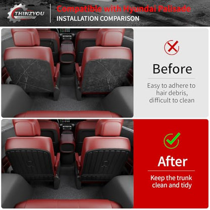 2nd Row Kick Mats for 2026 Hyundai Palisade 7 Seats