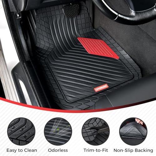 Heavy Duty PVC Car Floor Mats Full Set