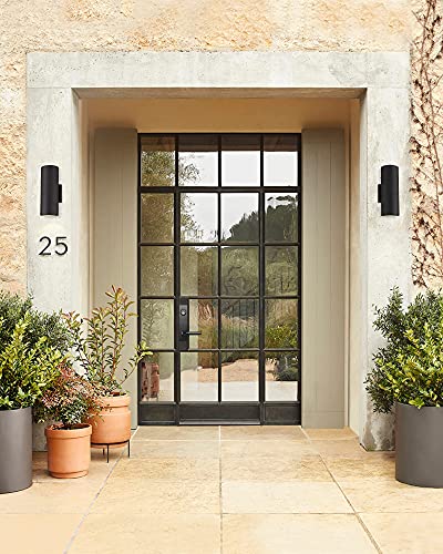 Cylinder Outdoor Wall Sconce Lights (4 Count)