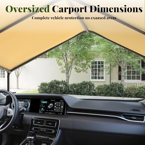 Carport 10‘ x 20’ Garage Car Canopy w
