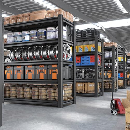 72" H Storage Shelves Heavy Duty and Wobbly