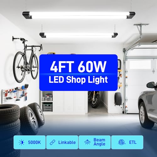 4FT 60W LED Shop Light (4 Count)