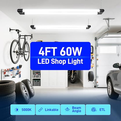 4FT 60W LED Shop Light (4 Count)