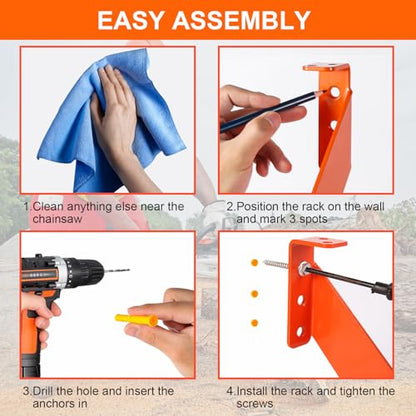 3 in 1 Chainsaw Holder 10"