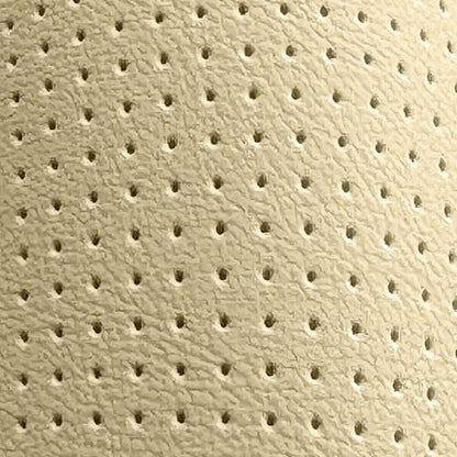 D Shaped Nappa Leather Steering Wheel Cover 14.5In