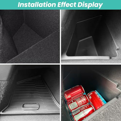Rear Trunk Storage Bins with Lids for 2025 (2 Count)