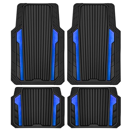 Heavy Duty Rubber Car Mats Metallic