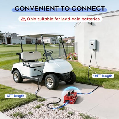 15 Amp 48 Volt Golf Cart Battery Charger for Yamaha G19