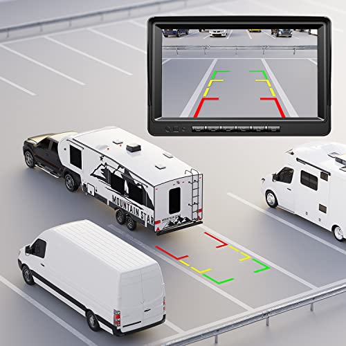 HD 1080P 7" Wired Backup Camera System