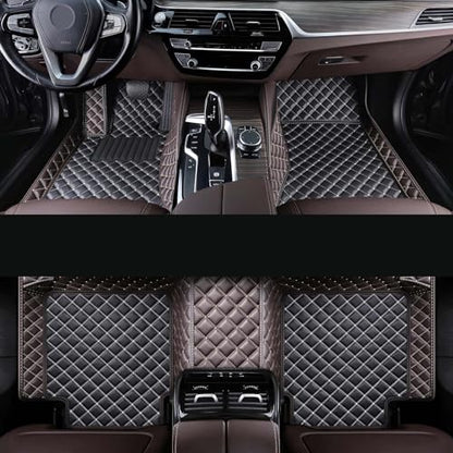 Car Floor Mat Fit 99% Sedans Sports Cars Luxury Custom Car Mats for SUV Women Leather Automotive Floor Mats All Weather Car Mats Diamond Floor Mats for Trucks