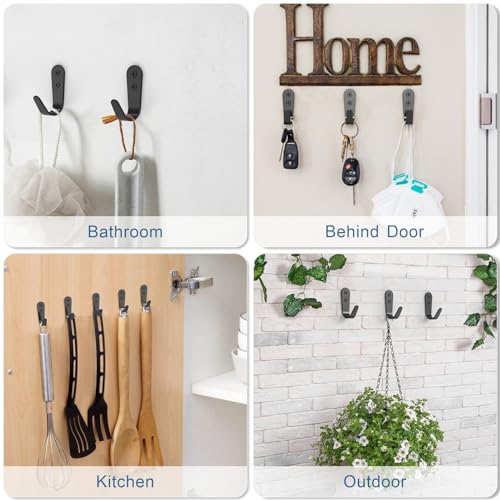 10 Pack Coat Hooks for Hanging (10 Count)