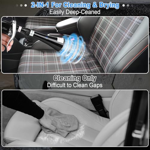 Air Blow Gun Car Detailing Dry Cleaning Gun with Tapered Nozzle High Pressure Cleaning Tool