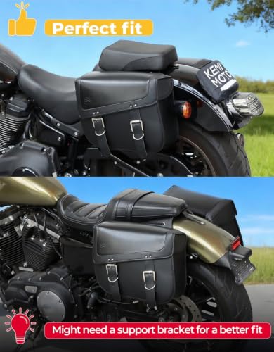 Motorcycle Saddlebags 30L Large Capacity Universal Saddle Bags (2 Count)
