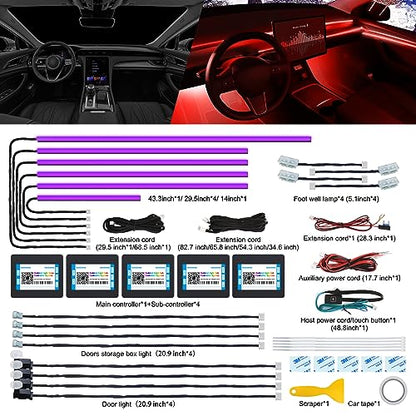 Acrylic Interior LED Strip Light With Wireless APP