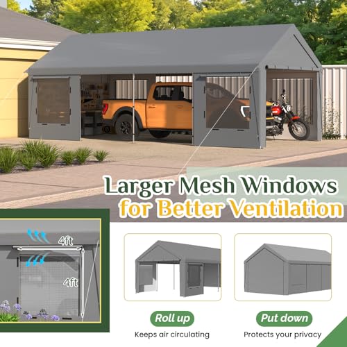 12' x 24' Heavy Duty Carport