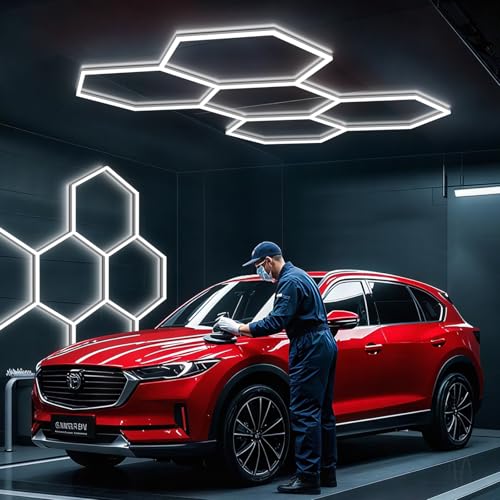 Hexagon Garage Lights