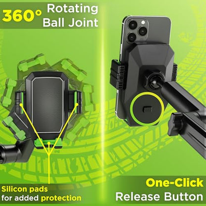 Cell Phone Mount for Truck Phone Holder for Truck Drivers
