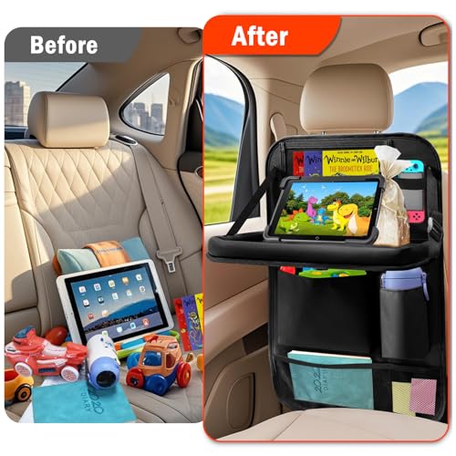 Car Backseat Organizer with Tablet Holder