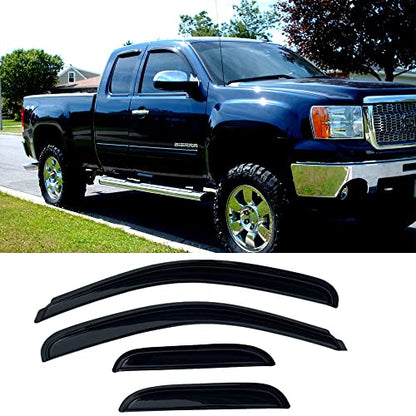 Window Visors for 07 (4 Count)