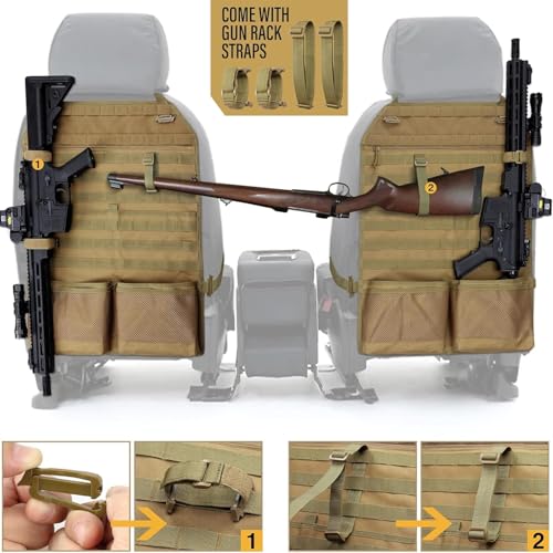 Molle Seat Back Car Organizer Fit Most Car F150 Jeeps Pickups Trucks