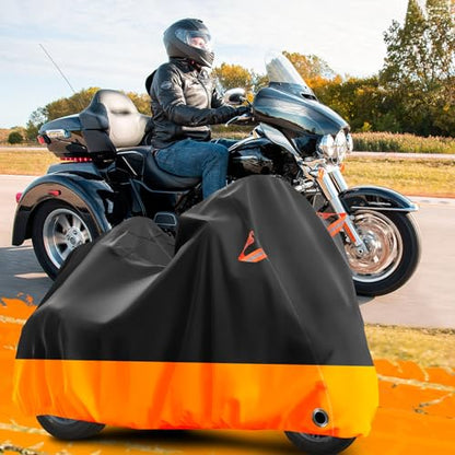 Trike Cover Heavy Duty Waterproof 3 Wheel Motorcycle Cover