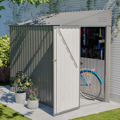 4x7 FT Outdoor Storage Shed Lean to Shed