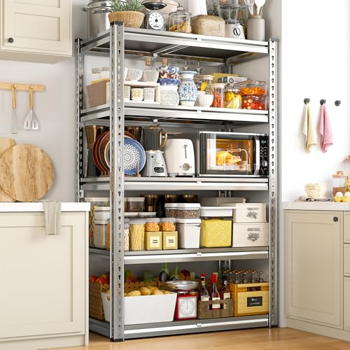 Galvanized Garage Shelving with PP Boards for Pantry Office Garage