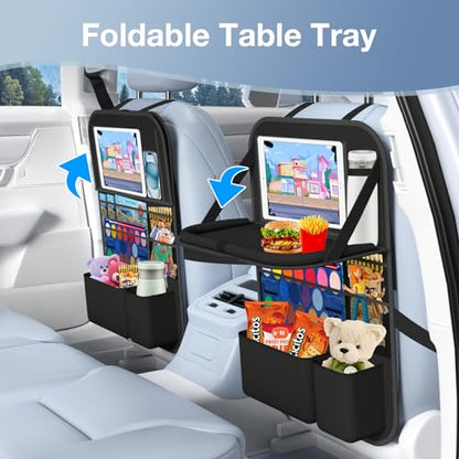 Car Backseat Organizer with Tray